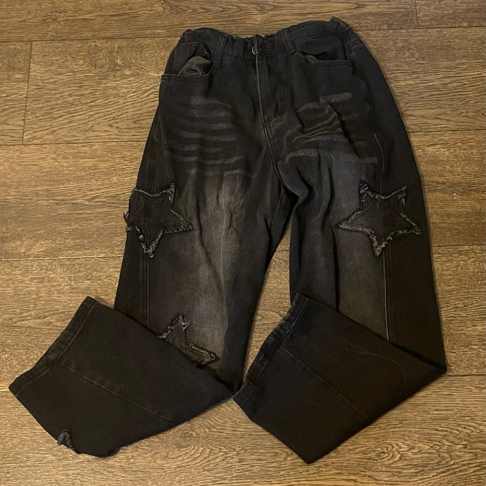 Black Star Patch Men's Jeans
